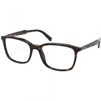 Prada PR 13XV 2AU1 – Herren-Quadratbrille inkl. Gläser, 55 mm Breite