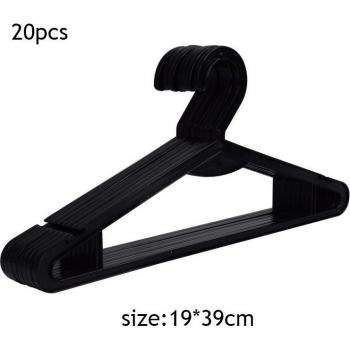 Thickened Non-slip Hangers for Wardrobe - 10/20 Pcs
