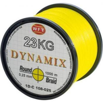 WFT Schnur Round Dynamix KG Neon Yellow Länge 1000m ø 0,30mm