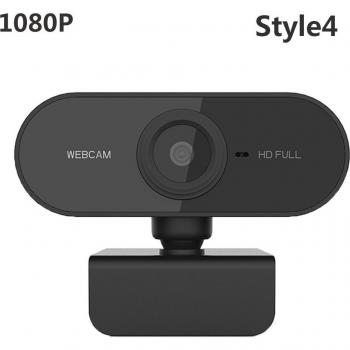 UltraHD Webcam 1080p mit USB‑Anschluss – drehbar, Netzaufzeichnung, Mikrofon, Breitbild-PC