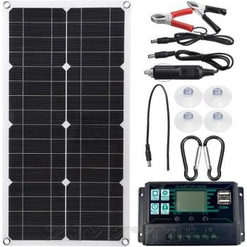 250W Zonnepaneel 540x280mm met 10A/20A/30A/40A/50A/60A controller