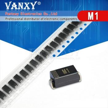 100PCS IN4001 Rectifier Diode SMA M1 1A 50V
