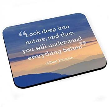 Souris‑Matériau Einstein Motivational Quote