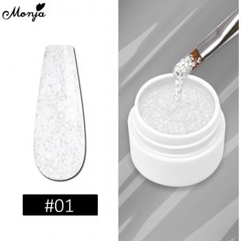 Monja Schneeflocken Nagelgel Set