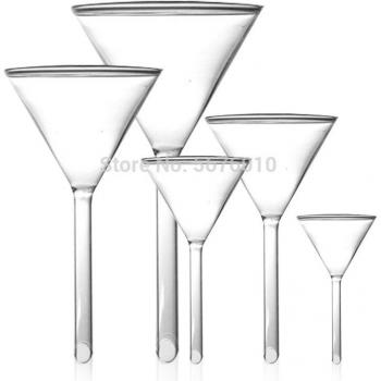 Borosilicate Triangle Funnel 40‑150 mm Lab Filter