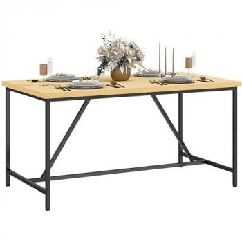 Mesa de Comedor Homcom Estilo Industrial 150x80cm