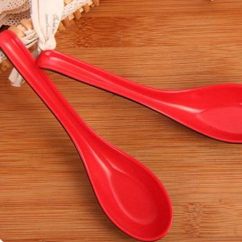 2PCS Plastic Dinner Spoon Set