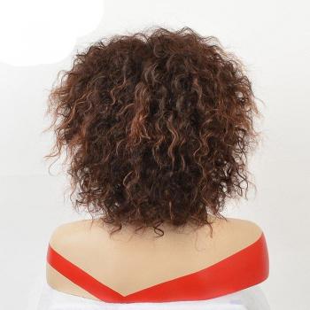 MSIWIGS Synthetische Mittelperücke mit Ombre-Effekt