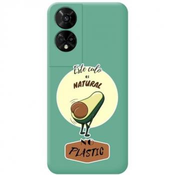 Funda Silicona Líquida Verde TCL 50 5G Culo Natural