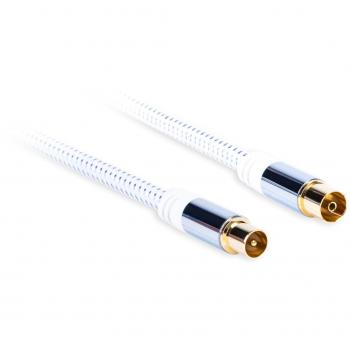 AQ Premium Coaxiale Antennekabel – Vrouwelijke Antenne, 5,0 m