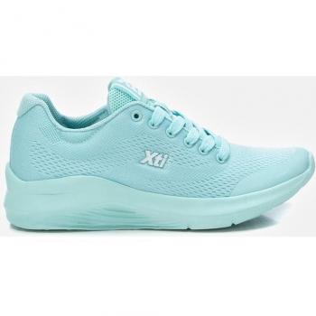 Zapatillas deportivas Xti mujer color verde con cierre de cordón