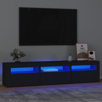 Mueble de TV vidaXL con luces LED 180x35x40 cm