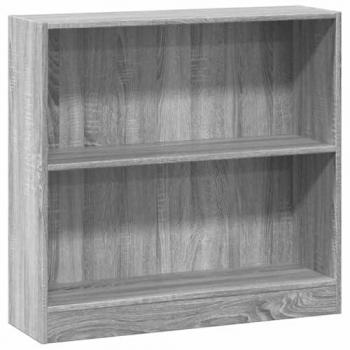 Vidaxl Bücherregal Grau Sonoma 80x24x76cm Holzwerkstoff