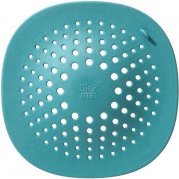 2pcs Anti-Clogging Sink Drain Mat with Handle - 145mm