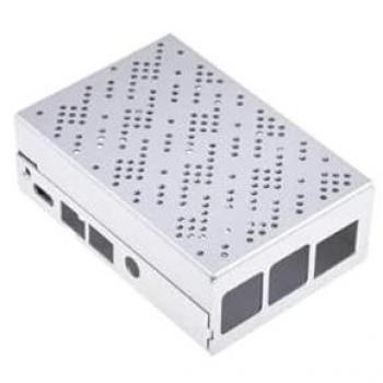 OKdo ZP-0095 - Graues Aluminiumgehäuse für Raspberry Pi 4