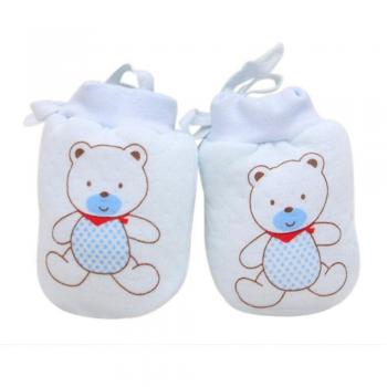 Mitaines anti-rayures pour bébés, protection visage réglable
