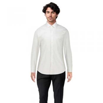 Camicia Boss A Maniche Lunghe Hank Kent C1 222 Bianca 44
