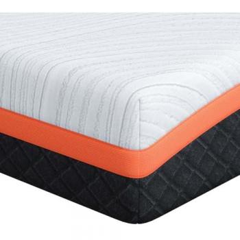 White & Grey 140x190cm Foam Bed – VidaXL