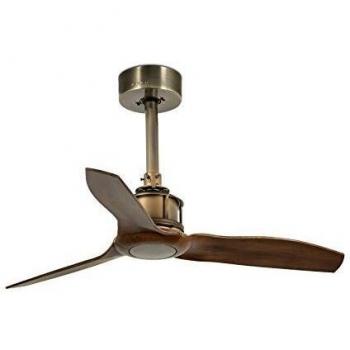 Faro Barcelona - dc Ceiling Fan Just Fan xs Brass / Walnut