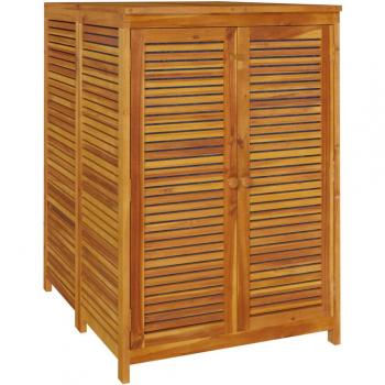 Cofre de almacenaje para jardín 70 x 87 x 104 cm madera de acacia
