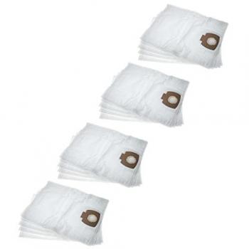 20x Microfleece Vacuum Cleaner Bags for Nilfisk Alto Aero 35, Buddy 18, Buddy 15, VL200 - Vhbw