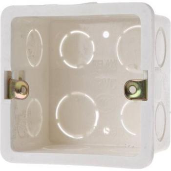 Empalme Caja 86x86 PVC Casete para Interruptor Base y Accesorios