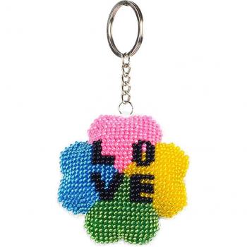 5D Rhinestone Embroidery Keychain Craft