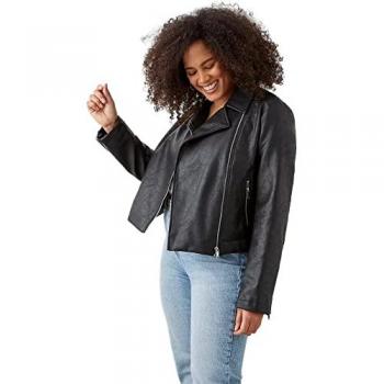 Dorothy Perkins Curve Faux Leather Biker Jacket