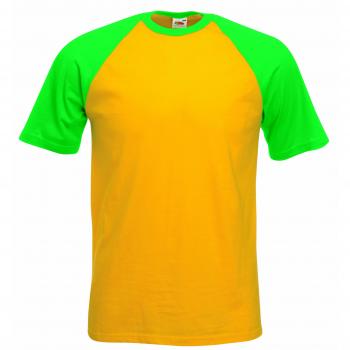 FRUIT OF THE LOOM Mens Short Sleeve Sunflower Tee