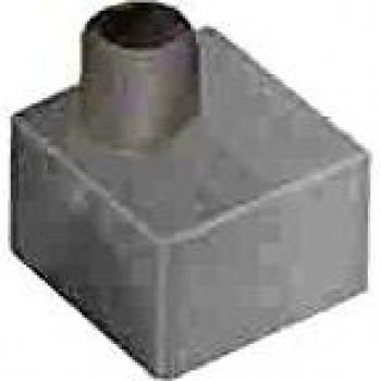 LEDBOX Tapa inicial NEON silicona 16x16mm (frontal)