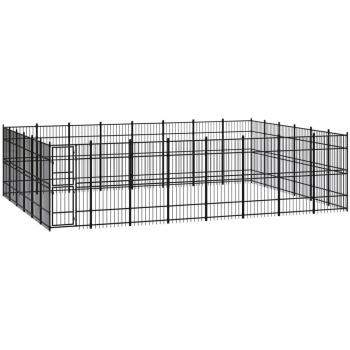 Jaula de Aluminio para Perros Outdoor 44,24 m²