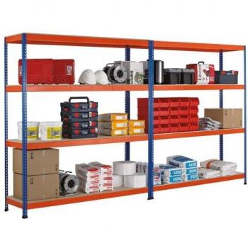SCHULTE Weitspannregal 18286-N blau 184,1 x 62,1 x 243,8 cm