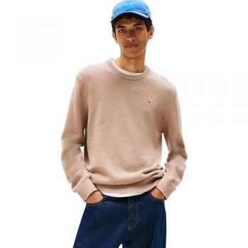 Pullover Ess Marrone Chiaro Tommy Jeans