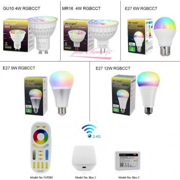 Mi Licht RGB‑CCT 6‑Watt LED‑Glühbirne E27 – Drahtlose Fernbedienung