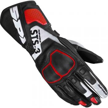 Spidi STS-3 Damen Motorradhandschuhe - Schwarz Rot - S