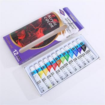 Acryl Pigmenten Set voor Kunst - 12 Kleuren