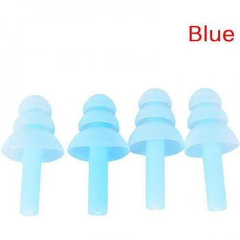 Kit de 4 Uds de silicona suave para nadar: clip para la nariz y tapones para oídos
