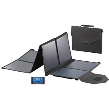 Panneau Solidaire 100 W Portable + Contrôleur 12/24 V, 2×USB