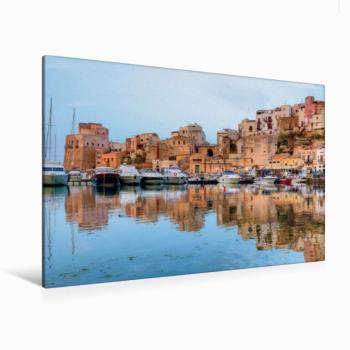 CALVENDO Leinwanddruck in Querformat 120 × 80 cm – Castellammare del Golfo, Künstler: Joana Kruse