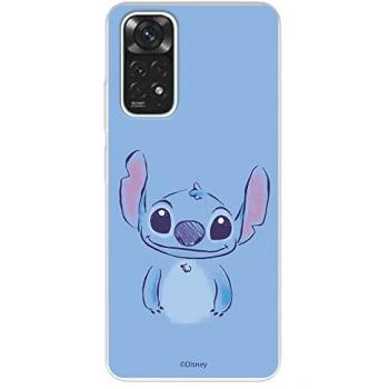 Carcasa de Silicona Flexible de Disney para Xiaomi Redmi Note 11 Pro 5G - Lilo & Stitch Azul