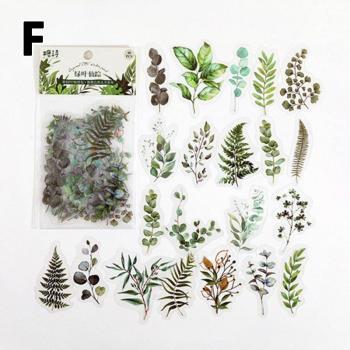 Plantaardige Bloem Stickers voor Planners
