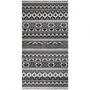 VidaXL Outdoor-Teppich Flachgewebe 80x150 cm Dunkelgrau