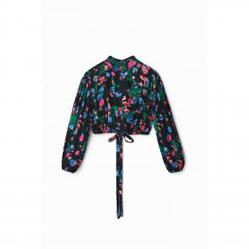 Blusa Cropped Floral M. Christian Lacroix – Preta – P (S)