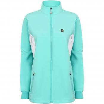 Island Green Womens' Aqua Softshell Coat, Size 12