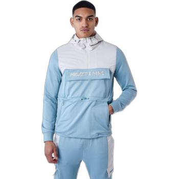 Sudadera bicolor con capucha estilo cortavientos Project X Paris