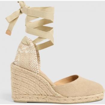 Castañer Carina Wedges, Female, Beige, Size 6 UK