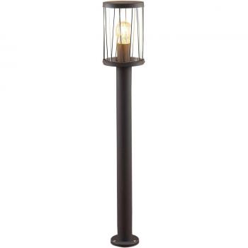 Lindby Dark Grey Round Path Light - E27