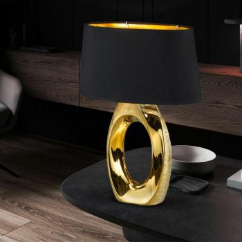 Lampada Comodino Oro Nera