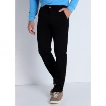 Bendorff Pantalón Masculino Negro 34 Casual de Algodón