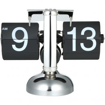 Stainless Steel Flip Table Clock